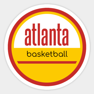 atlanta basketball Sticker